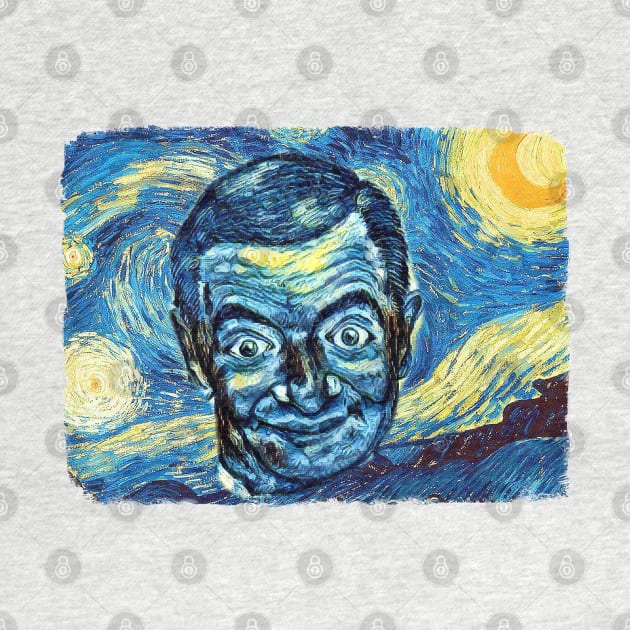 Mr. Bean Van Gogh Style by todos